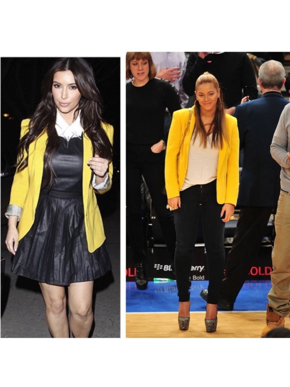 Rag & Bone Blazer Crepe Tuxedo Jacket Butter Yellow ASO Kim Kardashian Beyoncé